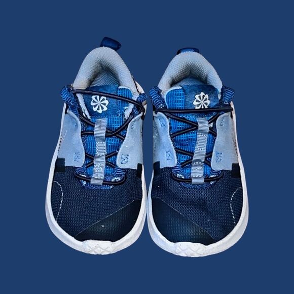 Toddler Nike Crater Impact (GS) Shoes Armory Navy-White-Marina Sneaker Size 7 C - Picture 2 of 8